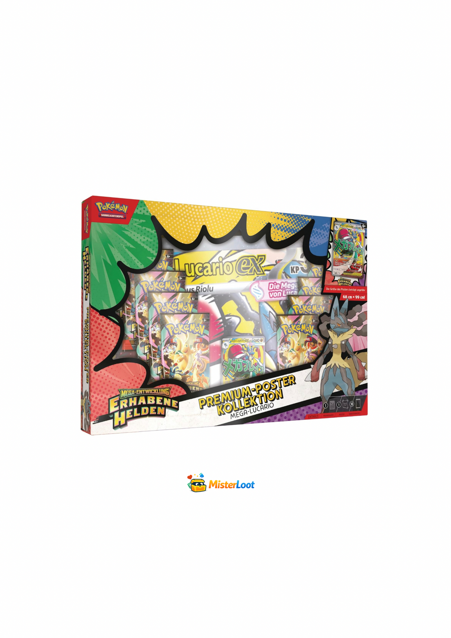 Pokémon Erhabene Helden Premium Poster Kollektion – Mega Lucario