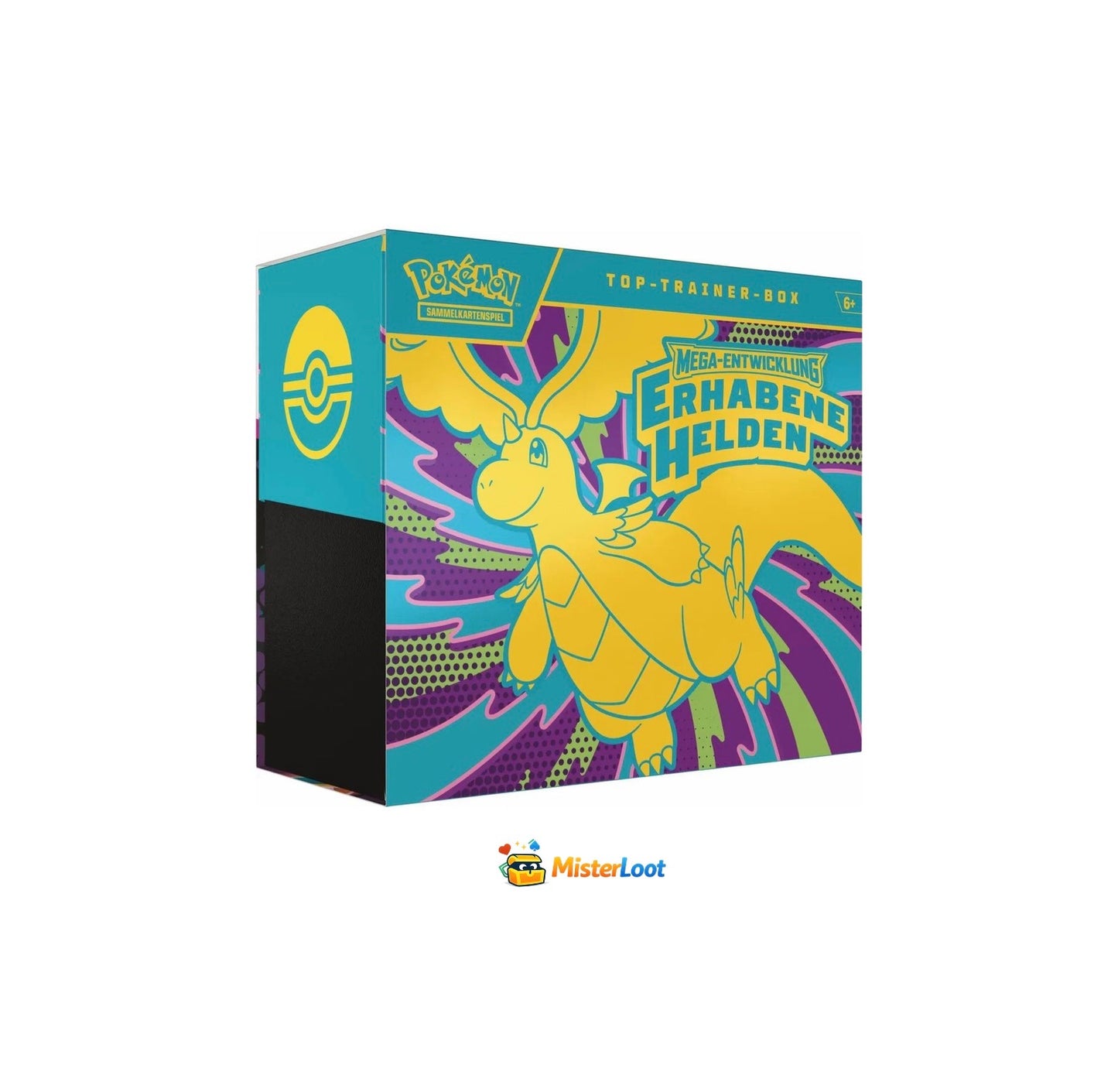 Pokémon Mega-Entwicklung Erhabene Helden Top-Trainer-Box