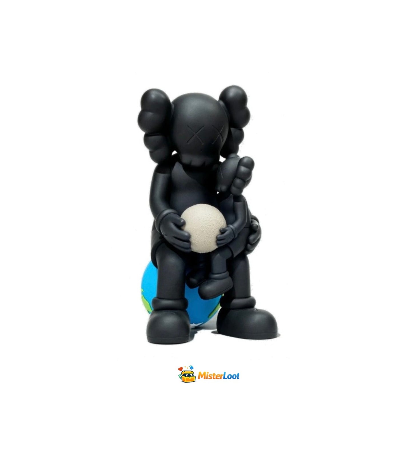KAWS Holiday Thailand Vinyl Figure Schwarz Black