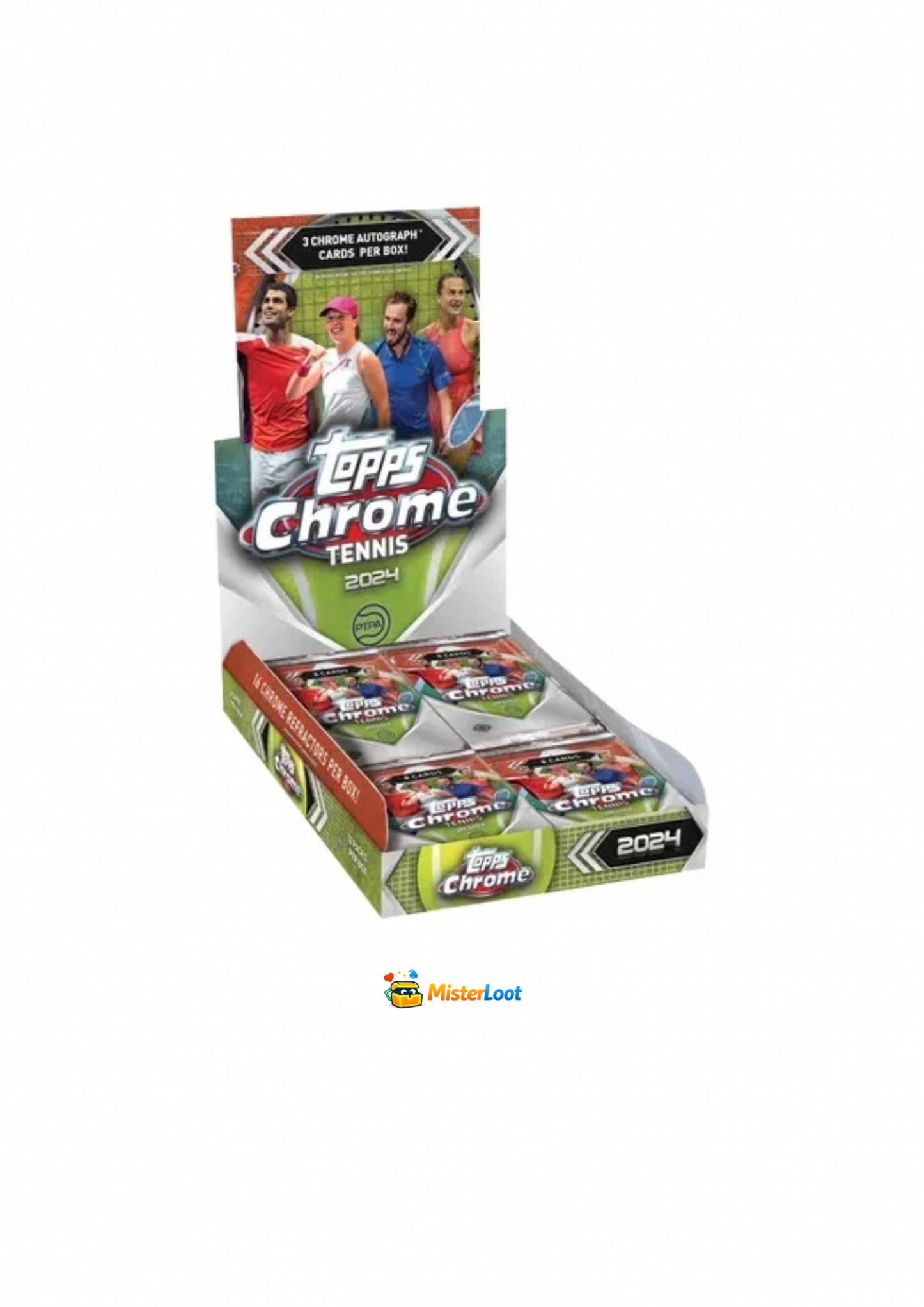 TOPPS Chrome Tennis 2024 HOBBY BOX