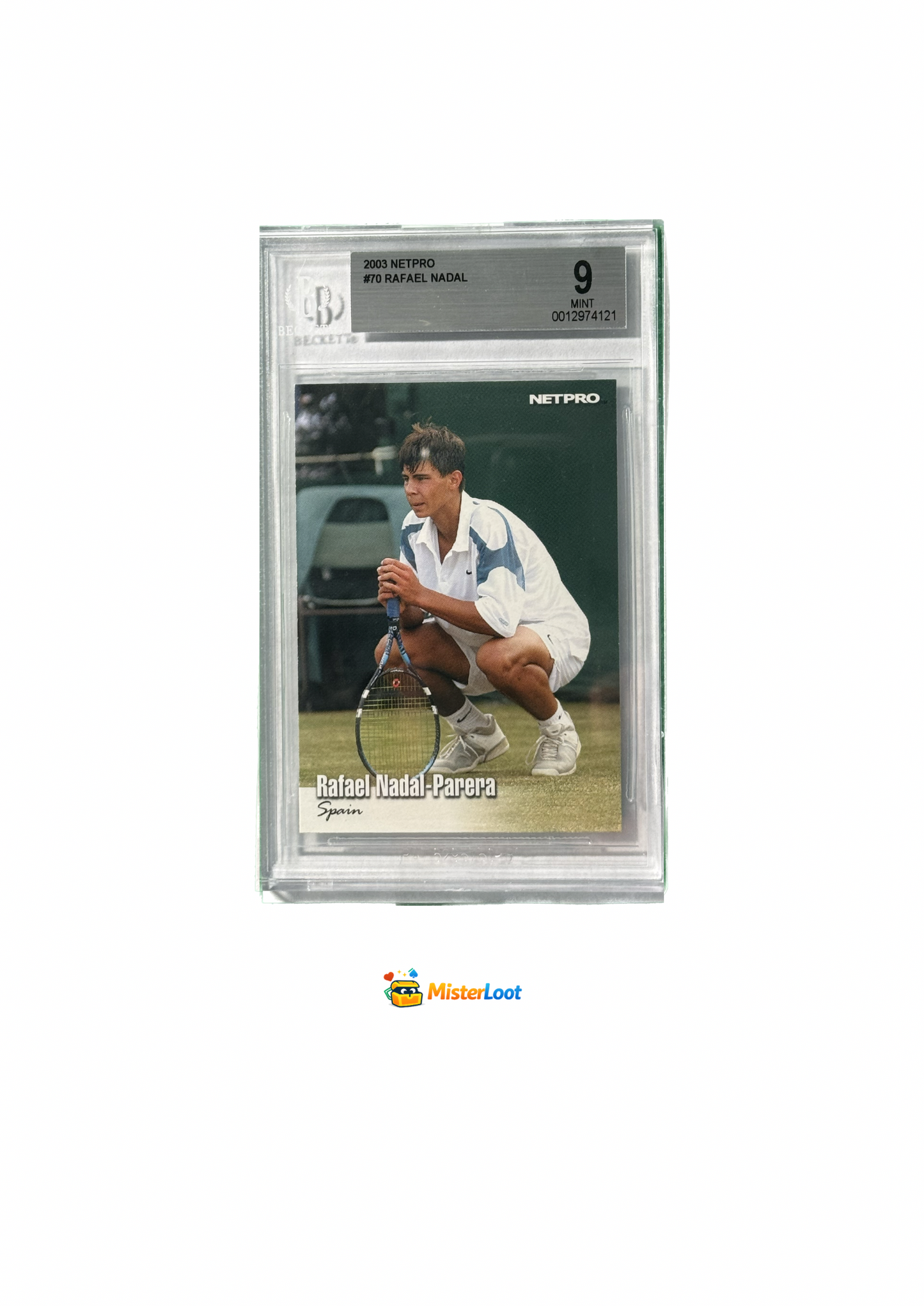 Rafael Nadal #70 – NetPro 2003 – BGS 9 MINT