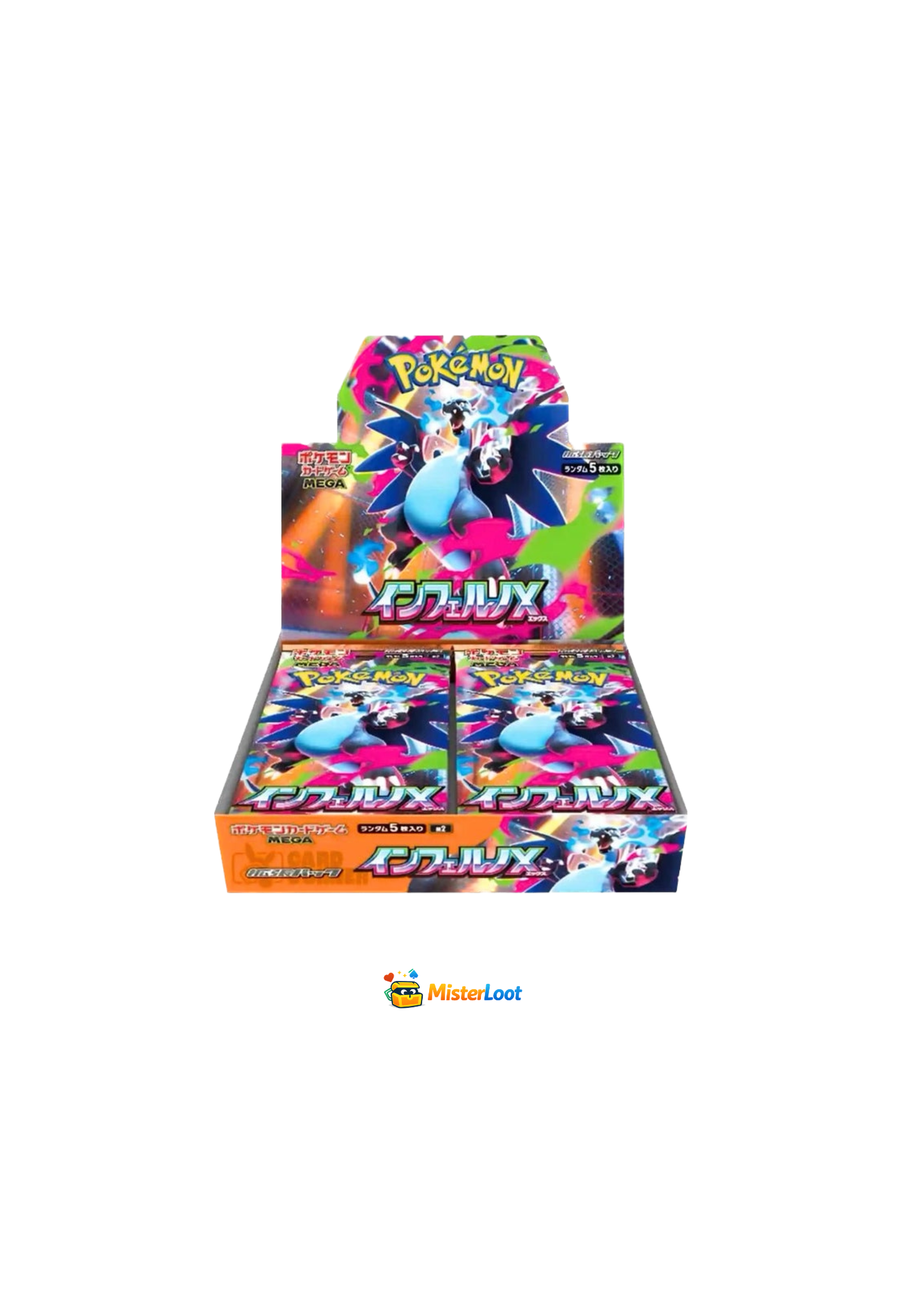 Pokémon – Inferno X Booster Display (TCG, Japanisch, NEU)